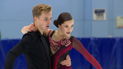 Анна Щербакова — Егор Гончаров. Ритм-танец. Контрольные прокаты сборной России по фигурному катанию 2022/23