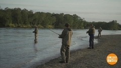 Осенняя рыбалка. Доброе утро. Фрагмент