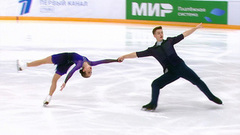 Юлия Артемьева — Алексей Брюханов. Произвольная программа. Контрольные прокаты сборной России по фигурному катанию 2022/23