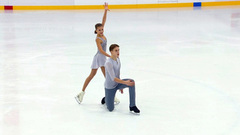 Екатерина Чикмарева — Матвей Янченков. Короткая программа. Юниоры. Москва. Гран-при России по фигурному катанию 2022/23