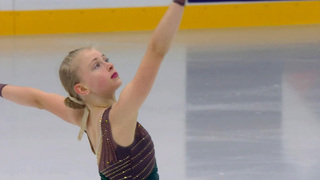 Елена Черникова. Короткая программа. Москва. Гран-при России по фигурному катанию 2022/23