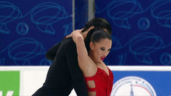 Аннабель Морозова — Девид Нарижный. Ритм-танец. Москва. Гран-при России по фигурному катанию 2022/23