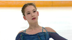 Софья Акатьева. Короткая программа. Москва. Гран-при России по фигурному катанию 2022/23