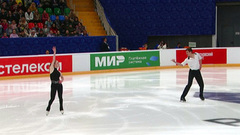 Виктория Васильева — Роман Запорожец. Короткая программа. Москва. Гран-при России по фигурному катанию 2022/23  