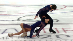 Аннабель Морозова — Девид Нарижный. Произвольный танец. Москва. Гран-при России по фигурному катанию 2022/23