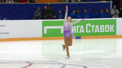 Анастасия Хахыртдинова. Произвольная программа. Москва. Гран-при России по фигурному катанию 2022/23