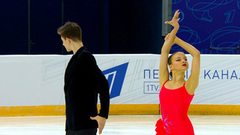Анна Томилова — Дмитрий Щербаков. Ритм-танец. Сочи. Гран-при России по фигурному катанию 2022/23