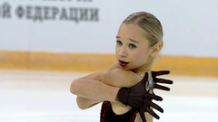 Вероника Жилина с тремя ультра-си выиграла золото этапа. Произвольная программа. Сочи. Гран-при России по фигурному катанию 2022/23