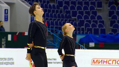 Елизавета Романова — Валерий Назаров. Короткая программа. Казань. Гран-при России по фигурному катанию 2022/23