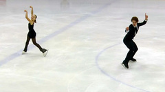 Мария Симонова — Мартин Бреславский. Короткая программа. Москва. Гран-при России по фигурному катанию 2022/23