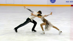 Анна Томилова — Дмитрий Щербаков. Произвольный танец. Танцы на льду. Юниоры. Москва. Гран-при России по фигурному катанию 2022/23