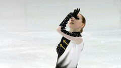 Дина Хуснутдинова. Короткая программа. Москва. Гран-при России по фигурному катанию 2022/23