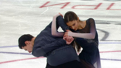 Софья Тютюнина — Андрей Багин. Произвольный танец. Москва. Гран-при России по фигурному катанию 2022/23