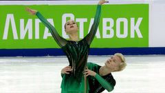 Анна Москалева — Максим Ложкин. Произвольная программа. Самара. Гран-при России по фигурному катанию 2022/23