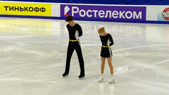 Елизавета Романова — Валерий Назаров. Короткая программа. Пермь. Гран-при России по фигурному катанию 2022/23