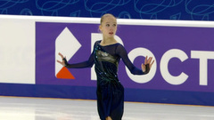 Стефания Виличко. Произвольная программа. Девушки. Пермь. Гран-при России по фигурному катанию 2022/23