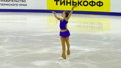 Елизавета Лабутина. Произвольная программа. Пермь. Гран-при России по фигурному катанию 2022/23