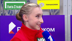 «Я нервничала больше, чем на своем первом этапе», — Софья Муравьева о победном коротком прокате на шестом этапе Гран-при России