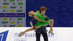 Александра Кравченко — Александр Шустицкий. Произвольный танец. Пермь. Гран-при России по фигурному катанию 2022/23