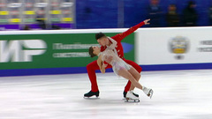 Анастасия Мишина — Александр Галлямов. Произвольная программа. Пермь. Гран-при России по фигурному катанию 2022/23