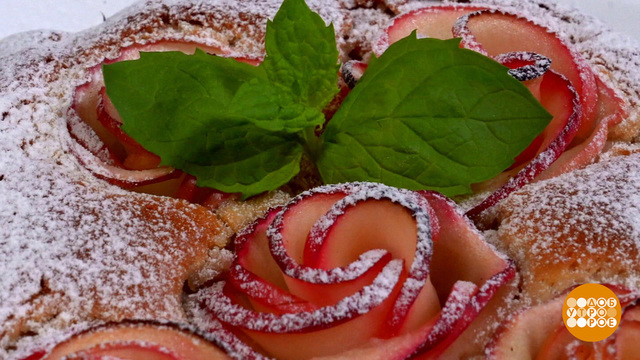 пирог яблочная роза рецепт с фото | Дзен