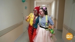 Медицинские клоуны тоже лечат! Доброе утро. Фрагмент 