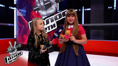 «Я плачу от счастья!» Мария Тихонова. Интервью после Слепых прослушиваний. Голос. Дети-10