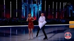 Евгения Медведева и Федор Федотов — «Сумасшедшая». Ледниковый период. Снова вместе. Фрагмент 