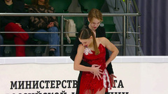 Яна Матвейшина — Тимофей Субботин. Ритм-танец. Чемпионат России по фигурному катанию 2023