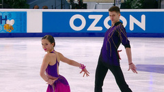 Полина Усова — Михаил Антонов. Ритм-танец. Чемпионат России по фигурному катанию 2023