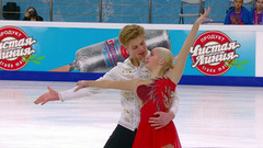 Дарья Бояринцева — Роман Плешков. Произвольная программа. Чемпионат России по фигурному катанию 2023