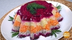 Заливная селедка под шубой. Доброе утро. Фрагмент