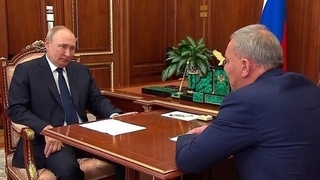 Владимир Путин встретился с главой госкорпорации «Роскосмос» Юрием Борисовым