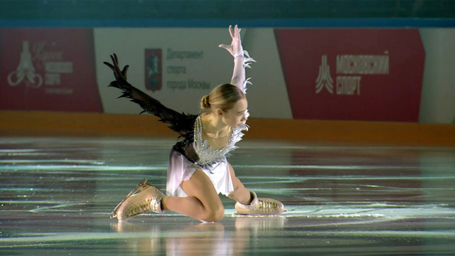 Вероника Жилина. Показательный номер. Кубок Московского спорта по фигурному катанию