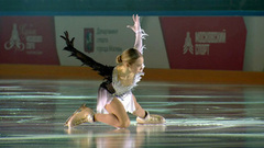 Вероника Жилина. Показательный номер. Кубок Московского спорта по фигурному катанию