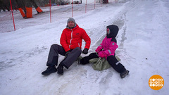 С горки – на мешке! Доброе утро. Фрагмент