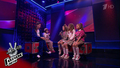 Ольга Косарева, Элина Нигматуллина, Аврора Позднякова и Анна Рогинская перед Поединками