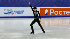 Николай Угожаев. Короткая программа. Первенство России по фигурному катанию среди юниоров 2023