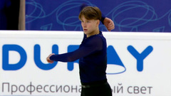 Михаил Полянский. Короткая программа. Первенство России по фигурному катанию среди юниоров 2023