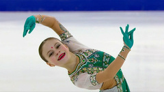 Милана Лебедева. Короткая программа. Первенство России по фигурному катанию среди юниоров 2023