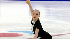 Лидия Плескачева. Короткая программа. Первенство России по фигурному катанию среди юниоров 2023