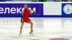 Алина Горбачева. Короткая программа. Первенство России по фигурному катанию среди юниоров 2023