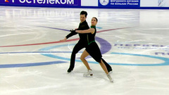 Милана Кузьмина — Дмитрий Студеникин. Ритм-танец. Первенство России по фигурному катанию среди юниоров 2023