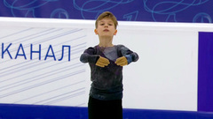 Лев Лазарев. Произвольная программа. Первенство России по фигурному катанию среди юниоров 2023