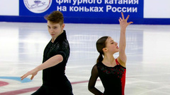 Анастасия Егорова — Родион Маринский. Короткая программа. Первенство России по фигурному катанию среди юниоров 2023