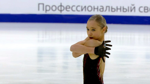 Вероника Жилина. Произвольная программа. Первенство России по фигурному катанию среди юниоров 2023