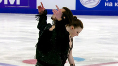 Анна Коломенская — Артем Фролов. Произвольный танец. Первенство России по фигурному катанию среди юниоров 2023