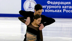 Милана Кузьмина — Дмитрий Студеникин. Произвольный танец. Первенство России по фигурному катанию среди юниоров 2023