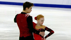 Елизавета Романова — Валерий Назаров. Произвольная программа. Первенство России по фигурному катанию среди юниоров 2023