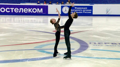 Юлия Артемьева — Алексей Брюханов. Произвольная программа. Первенство России по фигурному катанию среди юниоров 2023